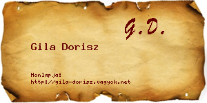 Gila Dorisz névjegykártya